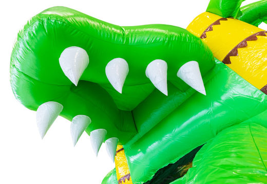 Order inflatable Funcity Crocodil bouncy castle for children. Buy inflatable bouncers at JB Inflatables America