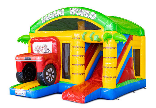 Order inflatable multi box bouncy castle safari