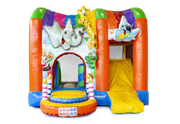 Order mini with slide party bounce house for children. Buy inflatable bounce houses online at JB Inflatables America