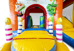 Buy a bounce house in theme party with a slide for children. Order inflatable bounce houses online at JB Inflatables America