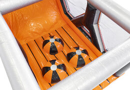 Buy inflatable 40-piece giga modular Survival Run obstacle course for children. Order inflatable obstacle courses online now at JB Inflatables America