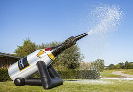 Buy a Bubble Cannon champagne with foam explosion for kids. Order bounce houses online at JB Inflatables America