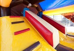 Buy shooting combo small pirate bounce house with shooting game and slide for kids. Order inflatable bounce houses online at JB Inflatables America