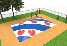 Buy inflatable airmountain in flag Friesland theme for children. Order inflatable airmountains now online at JB Inflatables America