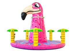 Order climbing tower Flamingo for kids. Buy inflatable climbing towers online now at JB Inflatables America