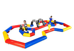 Order Formula 1 themed racetrack in yellow, red, blue online