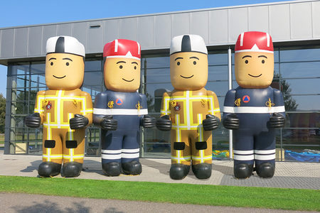 Buy inflatable firefighter dolls product enlargement. Order inflatable product enlargement now online at JB Inflatables America
