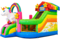 Funcity Special Bounce House Unicorn with slide
