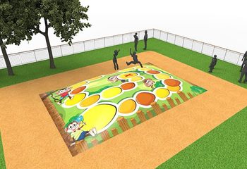 Inflatable springberg in spel thema kopen voor kinderen. Bestel opblaasbare airmountain nu online bij JB Inflatables Nederland