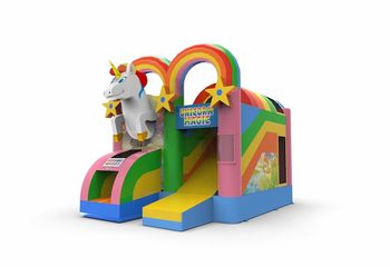 klein springkussen unicorn thema bestellen voor kinderen
