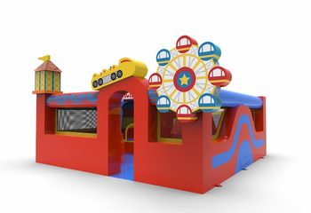 springkasteel playpark rollercoaser thema voor kinderen kopen