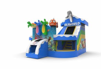 springkussen in seaworld thema voor kinderen bestellen