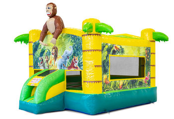 Jumper Basic 13ft springkasteel in thema Jungle voor kinderen kopen. Bestel springkussens online bij JB Inflatables Nederland