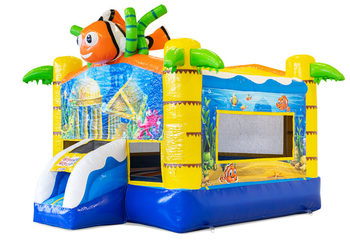 Jumper Basic 13ft springkasteel in thema Seaworld voor kinderen kopen. Bestel springkussens online bij JB Inflatables Nederland