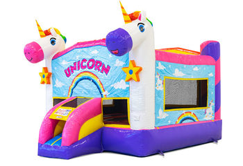 Jumper Basic 13ft springkasteel in thema Unicorn voor kinderen kopen. Bestel springkussens online bij JB Inflatables Nederland