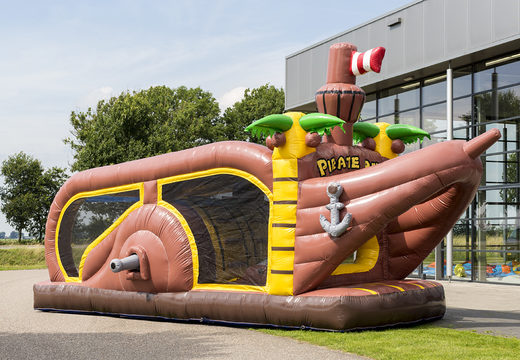 Buy pirate obstacle course with 3D objects for kids. Order inflatable obstacle courses now online at JB Inflatables America