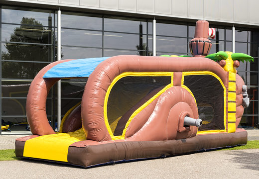 Buy mini run pirate 8m inflatable obstacle course for kids. Order inflatable obstacle courses now online at JB Inflatables America