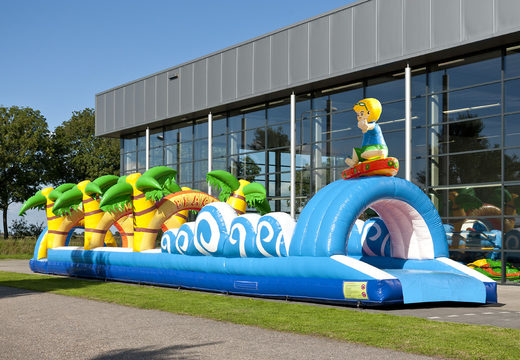 Order a perfect inflatable 18 meter long beach themed belly slide for children. Buy inflatable belly slides now online at JB Inflatables America