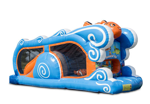 Buy Seaworld obstacle course with 3D objects for kids. Order inflatable obstacle courses now online at JB Inflatables America