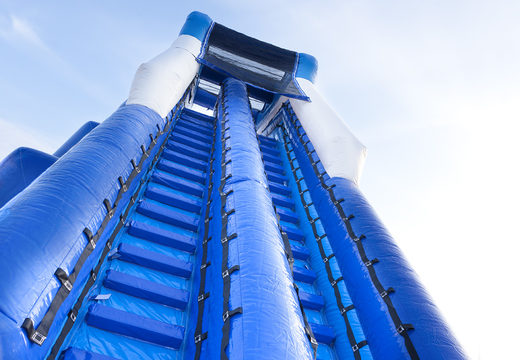 Get your 11 meter high and 54 meter long monster slide with a double staircase for children. Order inflatable slides now online at JB Inflatables America