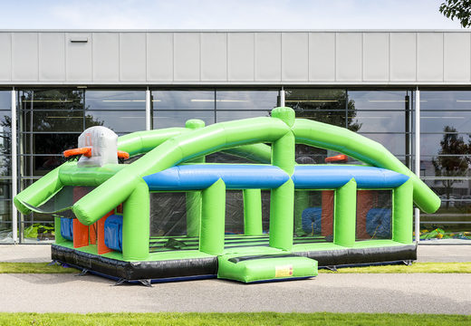 Order inflatable multifunctional sports arena for different types of sports activities for both young and old. Buy inflatable sports arena now online at JB Inflatables America