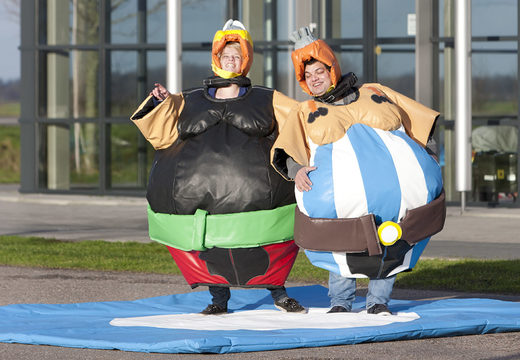 Buy inflatable sumo Asterix & Obelix suits for both young and old. Order inflatable sumo suits online at JB Inflatables America
