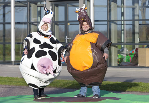 Buy Cow & Bull sumo suits for both young and old online. Buy inflatable sumo suits at JB Inflatables America