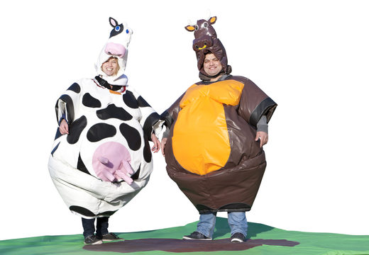 Order inflatable sumo suits in Cow & Bull theme for both young and old. Buy inflatable sumo suits online at JB Inflatables America