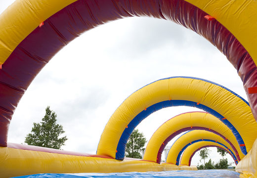 Order the perfect inflatable 18 m long belly slide in theme standard for kids. Buy inflatable belly slides now online at JB Inflatables America