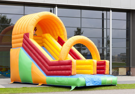 Order an inflatable slide with a clown theme for kids. Buy inflatable slides now online at JB Inflatables America