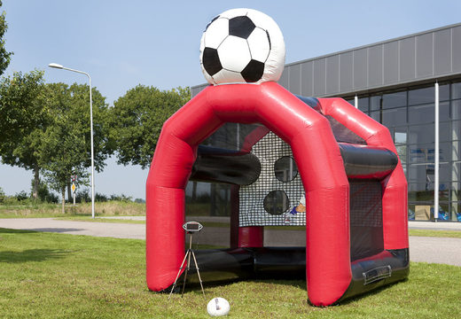 Buy inflatable speed soccer shooter game for both old and young. Order inflatable soccer shooter game now online at JB Inflatables America