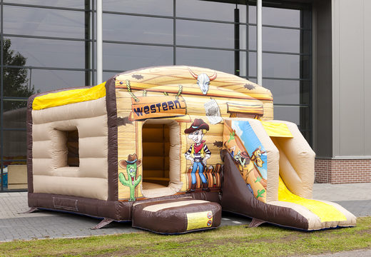 Order Maxi multifun western bounce house for kids at JB Inflatables America. Buy inflatable bounce houses online at JB Inflatables America