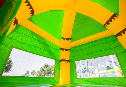 Order inflatable indoor maxifun bounce house in theme super crocodile for children. Buy bounce houses now online at JB Inflatables America