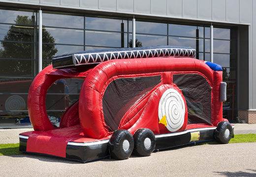 Order 8 meter long inflatable fire brigade obstacle course for kids. Buy inflatable obstacle courses online now at JB Inflatables America