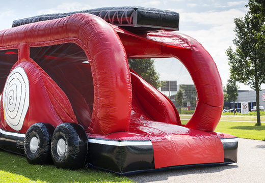 Order an obstacle course in the fire department for kids. Buy inflatable obstacle courses online now at JB Inflatables America