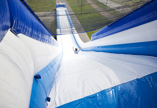 Order a perfect inflatable monster slide 11 meters high and 53 meters long with a double staircase for children. Buy inflatable slides now online at JB Inflatables America