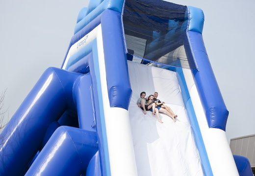 Order inflatable monster slide 11 meters high and 53 meters long with a double staircase for kids. Buy inflatable slides now online at JB Inflatables America