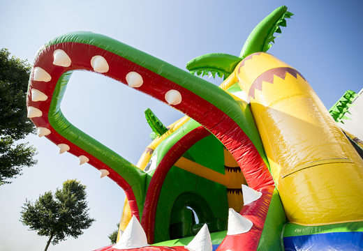 Buy Multifun super crocodile bounce house with slide for children. Buy inflatable bounce houses online at JB Inflatables America