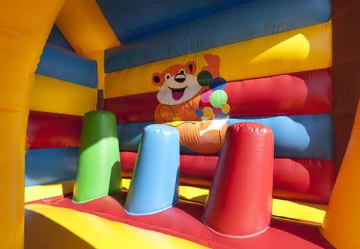 Order monkey inflatable covered bounce house with a 3D object on top from JB Inflatables America. Buy bounce houses online at JB Inflatables America