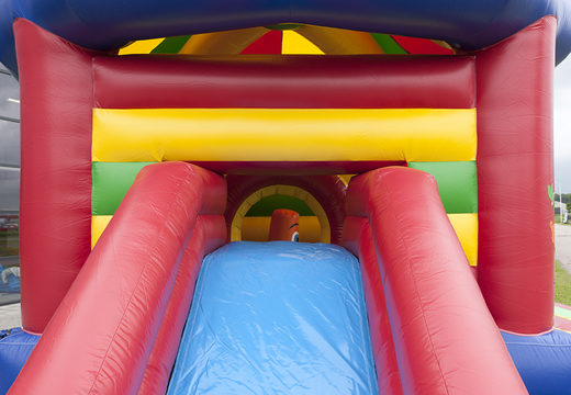 Buy a circus inflatable indoor bouncer with various obstacles and a slide at JB Inflatables America. Order bouncers online at JB Inflatables America