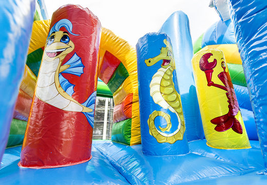 Order bouncy castle in seaworld with a slide for children. Buy inflatable bouncy castles online at JB Inflatables America