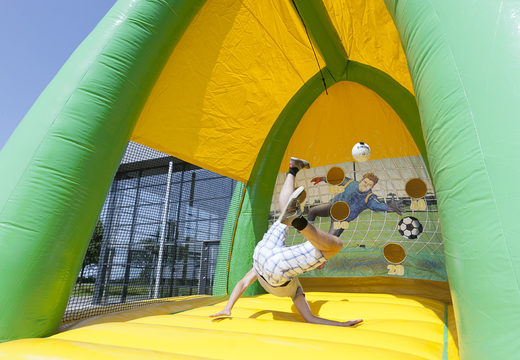 Order soccer kick Arena attraction, suitable for young and old, large and small. Buy inflatable soccer kick arena attraction online now at JB Inflatables America