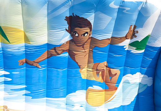Buy an inflatable surf-themed crash mat for both old and young. Order an inflatable fall mat now online at JB Inflatables America