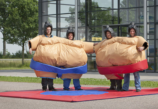 Order inflatable twin sumo suits for both young and old. Buy inflatable sumo suits online at JB Inflatables America