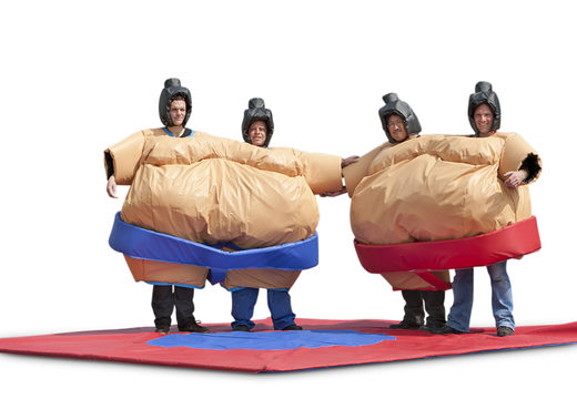 Get twin sumo suits for both young and old online. Buy inflatables at JB Inflatables America