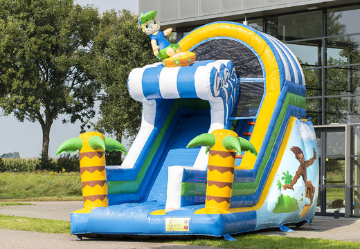 Buy surf themed inflatable slide for kids. Order inflatable slides now online at JB Inflatables America