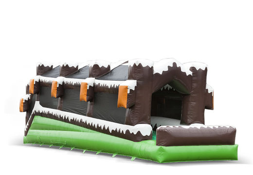 Roller track inflatable in winter theme for both young and old. Order inflatable winter attractions now online at JB Inflatables America