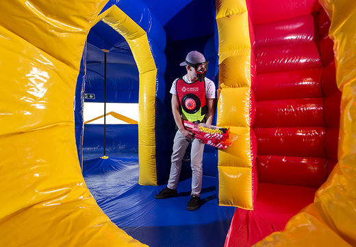 Order an inflatable playing field Battle Arena for both young and old. Buy inflatable arenas online now at JB Inflatables America