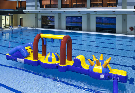 Order the obstacle course Waterball Adventure run with fun objects for both young and old. Buy inflatable obstacle courses online now at JB Inflatables America