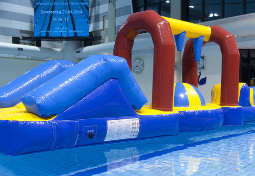 Inflatable Water Ball Adventure run obstacle course with fun objects for both young and old. Order inflatable obstacle courses online now at JB Inflatables America
